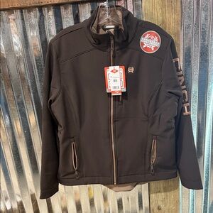 CINCH women’s Brown with rose gold Softshell Jacket